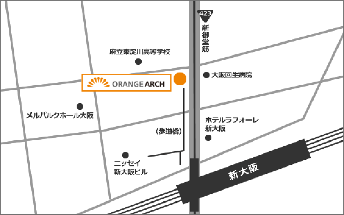 大阪営業所地図
